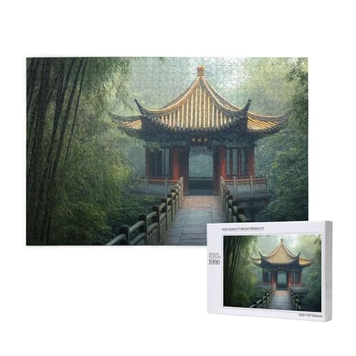 Puzzle 1500 Teile Landschaft Klassische Puzzles für Erwachsene Pavillon Anspruchsvolles und Lustig Kreatives Unterhaltungsspiel, Holzpuzzle für Erwachsene Als Feiertage Geschenk fur Frauen 2T-229 Puzzle 1500 Teile Landschaft Klassische Puzzles für Erwachsene Pavillon Anspruchsvolles und Lustig Kreatives Unterhaltungsspiel, Holzpuzzle für Erwachsene Als Feiertage Geschenk fur Frauen 2T-229 von Tamalsj