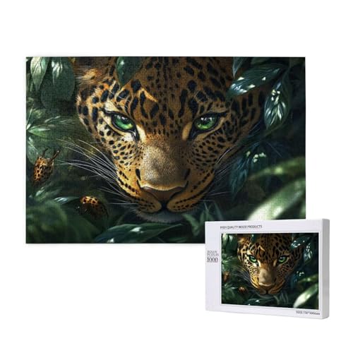 Puzzle 1500 Teile Leopard Klassische Puzzles für Erwachsene Wald Anspruchsvolles und Lustig Kreatives Unterhaltungsspiel, Holzpuzzle für Erwachsene Als Geburtstags Feiertage Geschenk fur Frauen 2T-431 Puzzle 1500 Teile Leopard Klassische Puzzles für Erwachsene Wald Anspruchsvolles und Lustig Kreatives Unterhaltungsspiel, Holzpuzzle für Erwachsene Als Geburtstags Feiertage Geschenk fur Frauen 2T-431 von Tamalsj