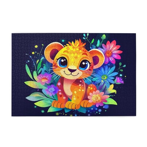 Puzzle 1500 Teile Löwe, Traum Holz XXL Puzzle Erwachsene mit Schachtel und Poster, Schwierige, Herausfordernde und Interessant Spiele für Anfänger, Geschenke für Männer/Frauen Wohndekoration 1T-1425 Puzzle 1500 Teile Löwe, Traum Holz XXL Puzzle Erwachsene mit Schachtel und Poster, Schwierige, Herausfordernde und Interessant Spiele für Anfänger, Geschenke für Männer/Frauen Wohndekoration 1T-1425 von Tamalsj