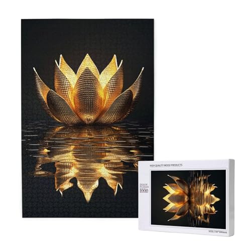 Puzzle 1500 Teile Lotus Klassische Puzzles für Erwachsene Gold Anspruchsvolles und Lustig Kreatives Unterhaltungsspiel, Holzpuzzle für Erwachsene Als Geburtstags Feiertage Geschenk fur Frauen 2T-1344 Puzzle 1500 Teile Lotus Klassische Puzzles für Erwachsene Gold Anspruchsvolles und Lustig Kreatives Unterhaltungsspiel, Holzpuzzle für Erwachsene Als Geburtstags Feiertage Geschenk fur Frauen 2T-1344 von Tamalsj