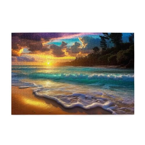 Puzzle 1500 Teile Meer, Landschaft Holz XXL Puzzle Erwachsene mit Schachtel und Poster, Schwierige, Herausfordernde und Interessant Spiele für Anfänger, Männer/Frauen Wohndekoration Geschenke 1T-2015 Puzzle 1500 Teile Meer, Landschaft Holz XXL Puzzle Erwachsene mit Schachtel und Poster, Schwierige, Herausfordernde und Interessant Spiele für Anfänger, Männer/Frauen Wohndekoration Geschenke 1T-2015 von Tamalsj