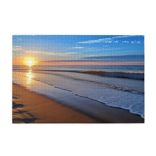 Puzzle 1500 Teile Meer, Sonnenuntergang Holz XXL Puzzle Erwachsene mit Schachtel und Poster, Schwierige, Herausfordernde und Interessant Spiele für Anfänger, Frauen Wohndekoration Geschenke 1T-1905 Puzzle 1500 Teile Meer, Sonnenuntergang Holz XXL Puzzle Erwachsene mit Schachtel und Poster, Schwierige, Herausfordernde und Interessant Spiele für Anfänger, Frauen Wohndekoration Geschenke 1T-1905 von Tamalsj