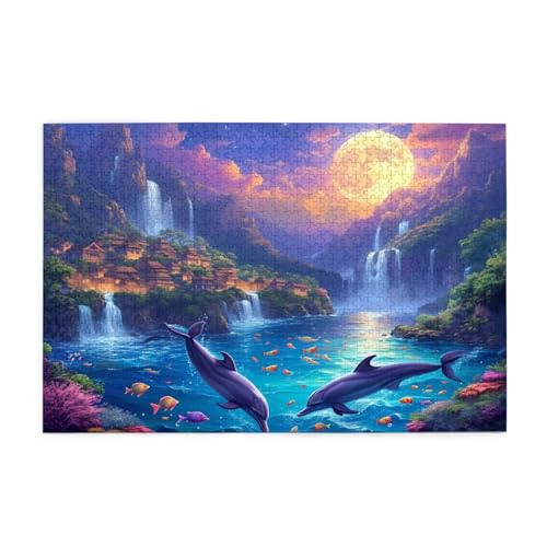 Puzzle 1500 Teile Mond, Fallen Holz XXL Puzzle Erwachsene mit Schachtel und Poster, Schwierige, Herausfordernde und Interessant Spiele für Anfänger, Geschenke für Männer/Frauen Wohndekoration 1T-1907 Puzzle 1500 Teile Mond, Fallen Holz XXL Puzzle Erwachsene mit Schachtel und Poster, Schwierige, Herausfordernde und Interessant Spiele für Anfänger, Geschenke für Männer/Frauen Wohndekoration 1T-1907 von Tamalsj