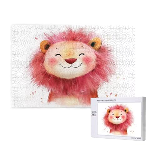 Puzzle 1500 Teile Niedlich Klassische Puzzles für Erwachsene Löwe Entspannen und Lustig Kreatives Unterhaltungsspiel, Holzpuzzle für Erwachsene Als Geburtstags Feiertage Geschenk fur Frauen 2T-938 Puzzle 1500 Teile Niedlich Klassische Puzzles für Erwachsene Löwe Entspannen und Lustig Kreatives Unterhaltungsspiel, Holzpuzzle für Erwachsene Als Geburtstags Feiertage Geschenk fur Frauen 2T-938 von Tamalsj