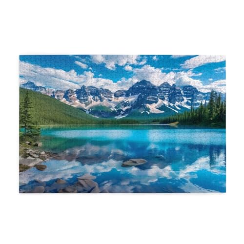 Puzzle 1500 Teile Norwegen, Landschaft Holz XXL Puzzle Erwachsene mit Schachtel und Poster, Schwierige, Herausfordernde und Interessant Spiele für Anfänger, Frauen Wohndekoration Geschenke 1T-1991 Puzzle 1500 Teile Norwegen, Landschaft Holz XXL Puzzle Erwachsene mit Schachtel und Poster, Schwierige, Herausfordernde und Interessant Spiele für Anfänger, Frauen Wohndekoration Geschenke 1T-1991 von Tamalsj