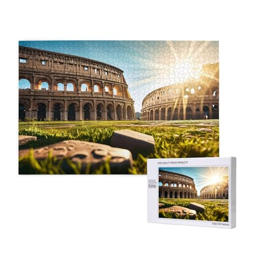 Puzzle 1500 Teile Rom Klassische Puzzles für Erwachsene Landschaft Entspannen und Lustig Kreatives Unterhaltungsspiel, Holzpuzzle für Erwachsene Als Geburtstags Feiertage Geschenk fur Frauen 2T-70 Puzzle 1500 Teile Rom Klassische Puzzles für Erwachsene Landschaft Entspannen und Lustig Kreatives Unterhaltungsspiel, Holzpuzzle für Erwachsene Als Geburtstags Feiertage Geschenk fur Frauen 2T-70 von Tamalsj