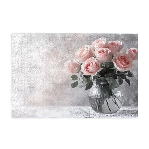 Puzzle 1500 Teile Rose, Landschaft Holz XXL Puzzle Erwachsene mit Schachtel und Poster, Schwierige, Herausfordernde und Interessant Spiele für Anfänger, Männer/Frauen Wohndekoration Geschenke 1T-740 Puzzle 1500 Teile Rose, Landschaft Holz XXL Puzzle Erwachsene mit Schachtel und Poster, Schwierige, Herausfordernde und Interessant Spiele für Anfänger, Männer/Frauen Wohndekoration Geschenke 1T-740 von Tamalsj