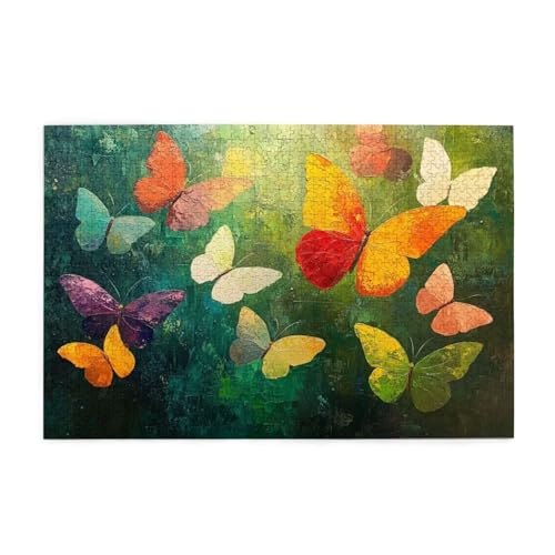 Puzzle 1500 Teile Schmetterling, Bunt Holz XXL Puzzle Erwachsene mit Schachtel und Poster, Schwierige, Herausfordernde und Interessant Spiele für Anfänger, Frauen Wohndekoration Geschenke 1T-267 Puzzle 1500 Teile Schmetterling, Bunt Holz XXL Puzzle Erwachsene mit Schachtel und Poster, Schwierige, Herausfordernde und Interessant Spiele für Anfänger, Frauen Wohndekoration Geschenke 1T-267 von Tamalsj