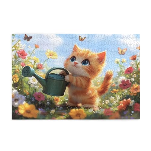 Puzzle 1500 Teile Schmetterling, Katze Holz XXL Puzzle Erwachsene mit Schachtel und Poster, Schwierige, Herausfordernde und Interessant Spiele für Anfänger, Frauen Wohndekoration Geschenke 1T-1415 Puzzle 1500 Teile Schmetterling, Katze Holz XXL Puzzle Erwachsene mit Schachtel und Poster, Schwierige, Herausfordernde und Interessant Spiele für Anfänger, Frauen Wohndekoration Geschenke 1T-1415 von Tamalsj