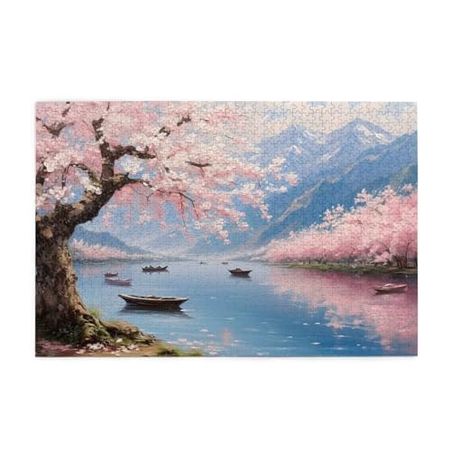 Puzzle 1500 Teile See, Baum Holz XXL Puzzle Erwachsene mit Schachtel und Poster, Schwierige, Herausfordernde und Interessant Spiele für Anfänger, Geschenke für Männer/Frauen Wohndekoration 1T-1781 Puzzle 1500 Teile See, Baum Holz XXL Puzzle Erwachsene mit Schachtel und Poster, Schwierige, Herausfordernde und Interessant Spiele für Anfänger, Geschenke für Männer/Frauen Wohndekoration 1T-1781 von Tamalsj