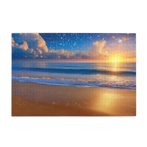 Puzzle 1500 Teile Sonnenuntergang, Meer Holz XXL Puzzle Erwachsene mit Schachtel und Poster, Schwierige, Herausfordernde und Interessant Spiele für Anfänger, Frauen Wohndekoration Geschenke 1T-2025 Puzzle 1500 Teile Sonnenuntergang, Meer Holz XXL Puzzle Erwachsene mit Schachtel und Poster, Schwierige, Herausfordernde und Interessant Spiele für Anfänger, Frauen Wohndekoration Geschenke 1T-2025 von Tamalsj