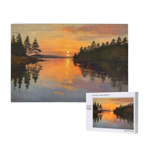 Puzzle 1500 Teile Sonnenuntergang Klassische Puzzles für Erwachsene See Anspruchsvolles und Lustig Kreatives Unterhaltungsspiel, Holzpuzzle für Erwachsene Als Feiertage Geschenk fur Frauen 2T-266 Puzzle 1500 Teile Sonnenuntergang Klassische Puzzles für Erwachsene See Anspruchsvolles und Lustig Kreatives Unterhaltungsspiel, Holzpuzzle für Erwachsene Als Feiertage Geschenk fur Frauen 2T-266 von Tamalsj