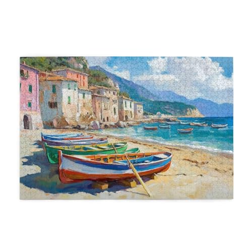 Puzzle 1500 Teile Stadt, Italien Holz XXL Puzzle Erwachsene mit Schachtel und Poster, Schwierige, Herausfordernde und Interessant Spiele für Anfänger, Geschenke für Männer/Frauen Wohndekoration 1T-805 Puzzle 1500 Teile Stadt, Italien Holz XXL Puzzle Erwachsene mit Schachtel und Poster, Schwierige, Herausfordernde und Interessant Spiele für Anfänger, Geschenke für Männer/Frauen Wohndekoration 1T-805 von Tamalsj