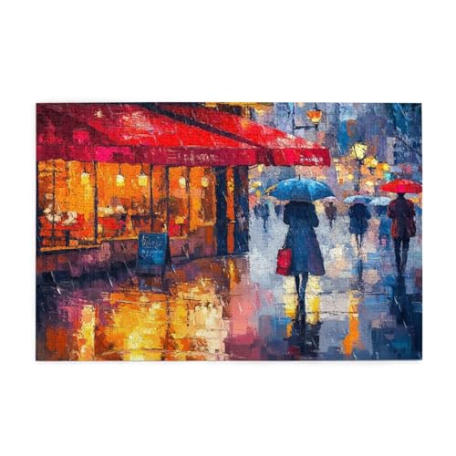 Puzzle 1500 Teile Stadt, Straßenansicht Holz XXL Puzzle Erwachsene mit Schachtel und Poster, Schwierige, Herausfordernde und Interessant Spiele für Anfänger, Frauen Wohndekoration Geschenke 1T-841 Puzzle 1500 Teile Stadt, Straßenansicht Holz XXL Puzzle Erwachsene mit Schachtel und Poster, Schwierige, Herausfordernde und Interessant Spiele für Anfänger, Frauen Wohndekoration Geschenke 1T-841 von Tamalsj