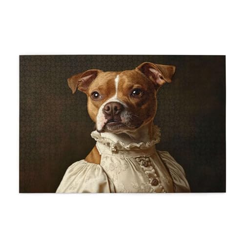 Puzzle 1500 Teile Tier, Hund Holz XXL Puzzle Erwachsene mit Schachtel und Poster, Schwierige, Herausfordernde und Interessant Spiele für Anfänger, Geschenke für Männer/Frauen Wohndekoration 1T-432 Puzzle 1500 Teile Tier, Hund Holz XXL Puzzle Erwachsene mit Schachtel und Poster, Schwierige, Herausfordernde und Interessant Spiele für Anfänger, Geschenke für Männer/Frauen Wohndekoration 1T-432 von Tamalsj