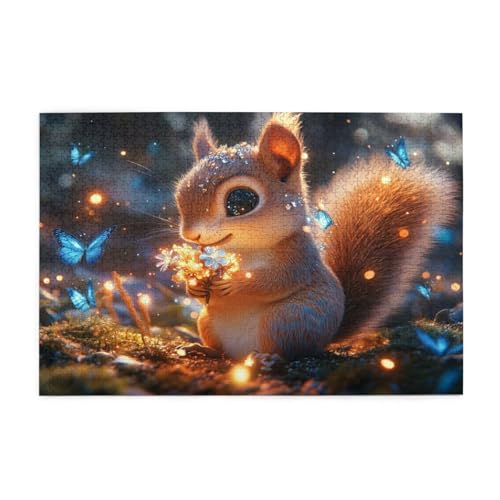 Puzzle 1500 Teile Traum, Eichhörnchen Holz XXL Puzzle Erwachsene mit Schachtel und Poster, Schwierige, Herausfordernde und Interessant Spiele für Anfänger, Frauen Wohndekoration Geschenke 1T-1663 Puzzle 1500 Teile Traum, Eichhörnchen Holz XXL Puzzle Erwachsene mit Schachtel und Poster, Schwierige, Herausfordernde und Interessant Spiele für Anfänger, Frauen Wohndekoration Geschenke 1T-1663 von Tamalsj