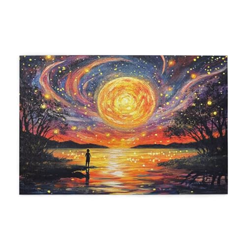 Puzzle 1500 Teile Traum, Mond Holz XXL Puzzle Erwachsene mit Schachtel und Poster, Schwierige, Herausfordernde und Interessant Spiele für Anfänger, Geschenke für Männer/Frauen Wohndekoration 1T-982 Puzzle 1500 Teile Traum, Mond Holz XXL Puzzle Erwachsene mit Schachtel und Poster, Schwierige, Herausfordernde und Interessant Spiele für Anfänger, Geschenke für Männer/Frauen Wohndekoration 1T-982 von Tamalsj
