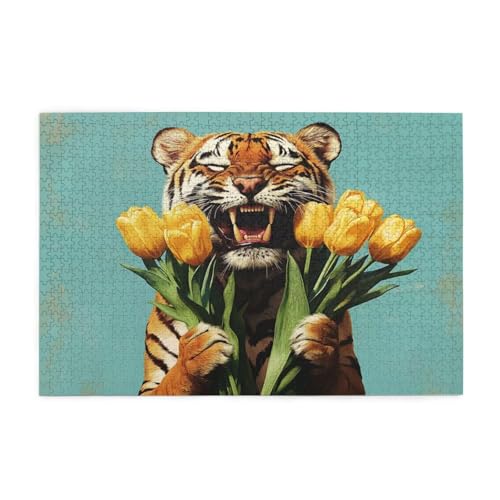 Puzzle 1500 Teile Tulpe, Tiger Holz XXL Puzzle Erwachsene mit Schachtel und Poster, Schwierige, Herausfordernde und Interessant Spiele für Anfänger, Geschenke für Männer/Frauen Wohndekoration 1T-48 Puzzle 1500 Teile Tulpe, Tiger Holz XXL Puzzle Erwachsene mit Schachtel und Poster, Schwierige, Herausfordernde und Interessant Spiele für Anfänger, Geschenke für Männer/Frauen Wohndekoration 1T-48 von Tamalsj