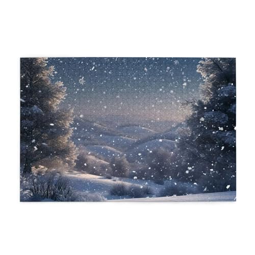 Puzzle 1500 Teile Winter, Baum Holz XXL Puzzle Erwachsene mit Schachtel und Poster, Schwierige, Herausfordernde und Interessant Spiele für Anfänger, Geschenke für Männer/Frauen Wohndekoration 1T-1045 Puzzle 1500 Teile Winter, Baum Holz XXL Puzzle Erwachsene mit Schachtel und Poster, Schwierige, Herausfordernde und Interessant Spiele für Anfänger, Geschenke für Männer/Frauen Wohndekoration 1T-1045 von Tamalsj
