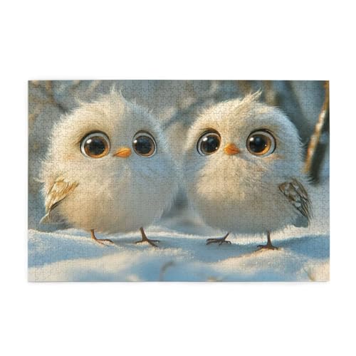 Puzzle 1500 Teile Winter, Bird Holz XXL Puzzle Erwachsene mit Schachtel und Poster, Schwierige, Herausfordernde und Interessant Spiele für Anfänger, Geschenke für Männer/Frauen Wohndekoration 1T-33 Puzzle 1500 Teile Winter, Bird Holz XXL Puzzle Erwachsene mit Schachtel und Poster, Schwierige, Herausfordernde und Interessant Spiele für Anfänger, Geschenke für Männer/Frauen Wohndekoration 1T-33 von Tamalsj
