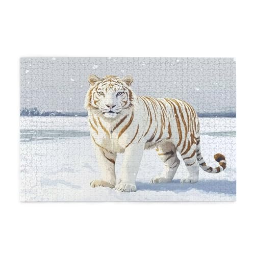 Puzzle 1500 Teile Winter, Tiger Holz XXL Puzzle Erwachsene mit Schachtel und Poster, Schwierige, Herausfordernde und Interessant Spiele für Anfänger, Geschenke für Männer/Frauen Wohndekoration 1T-932 Puzzle 1500 Teile Winter, Tiger Holz XXL Puzzle Erwachsene mit Schachtel und Poster, Schwierige, Herausfordernde und Interessant Spiele für Anfänger, Geschenke für Männer/Frauen Wohndekoration 1T-932 von Tamalsj