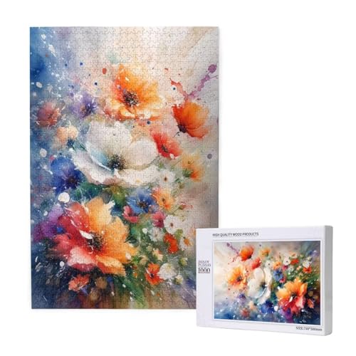 Puzzle 3000 Teile Abstrakt Klassische Puzzles für Erwachsene Blume Anspruchsvolles und Lustig Kreatives Unterhaltungsspiel, Holzpuzzle für Erwachsene Als Feiertage Geschenk fur Frauen 2T-1638 Puzzle 3000 Teile Abstrakt Klassische Puzzles für Erwachsene Blume Anspruchsvolles und Lustig Kreatives Unterhaltungsspiel, Holzpuzzle für Erwachsene Als Feiertage Geschenk fur Frauen 2T-1638 von Tamalsj