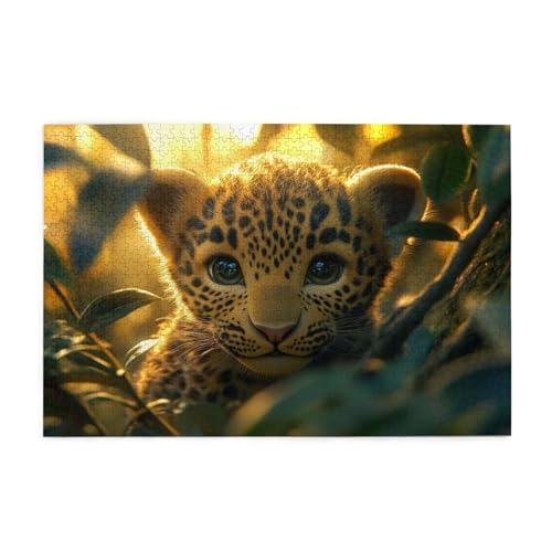 Puzzle 3000 Teile Anlage, Leopard Holz XXL Puzzle Erwachsene mit Schachtel und Poster, Schwierige, Herausfordernde und Interessant Spiele für Anfänger, Männer/Frauen Wohndekoration Geschenke 1T-624 Puzzle 3000 Teile Anlage, Leopard Holz XXL Puzzle Erwachsene mit Schachtel und Poster, Schwierige, Herausfordernde und Interessant Spiele für Anfänger, Männer/Frauen Wohndekoration Geschenke 1T-624 von Tamalsj