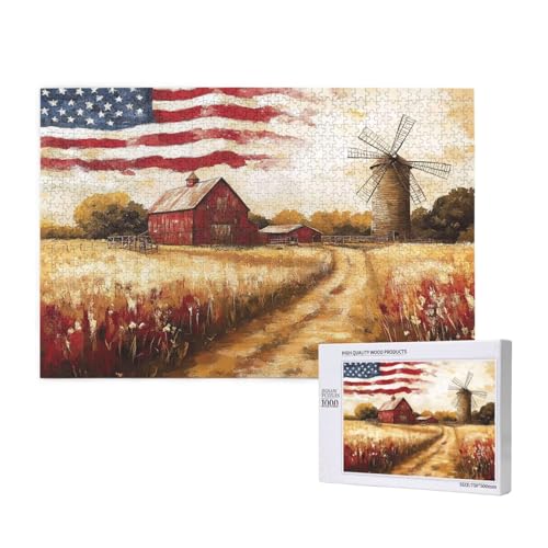 Puzzle 3000 Teile Bauernhof Klassische Puzzles für Erwachsene Nationalflagge Anspruchsvolles und Lustig Kreatives Unterhaltungsspiel, Holzpuzzle für Erwachsene Als Feiertage Geschenk fur Frauen 2T-217 Puzzle 3000 Teile Bauernhof Klassische Puzzles für Erwachsene Nationalflagge Anspruchsvolles und Lustig Kreatives Unterhaltungsspiel, Holzpuzzle für Erwachsene Als Feiertage Geschenk fur Frauen 2T-217 von Tamalsj