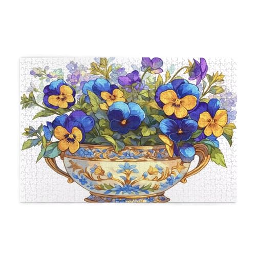 Puzzle 3000 Teile Blume, Blau Holz XXL Puzzle Erwachsene mit Schachtel und Poster, Schwierige, Herausfordernde und Interessant Spiele für Anfänger, Geschenke für Männer/Frauen Wohndekoration 1T-1173 Puzzle 3000 Teile Blume, Blau Holz XXL Puzzle Erwachsene mit Schachtel und Poster, Schwierige, Herausfordernde und Interessant Spiele für Anfänger, Geschenke für Männer/Frauen Wohndekoration 1T-1173 von Tamalsj