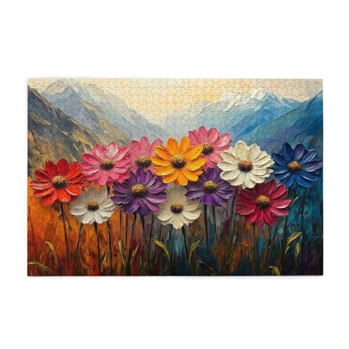 Puzzle 3000 Teile Blume, Bunt Holz XXL Puzzle Erwachsene mit Schachtel und Poster, Schwierige, Herausfordernde und Interessant Spiele für Anfänger, Geschenke für Männer/Frauen Wohndekoration 1T-266 Puzzle 3000 Teile Blume, Bunt Holz XXL Puzzle Erwachsene mit Schachtel und Poster, Schwierige, Herausfordernde und Interessant Spiele für Anfänger, Geschenke für Männer/Frauen Wohndekoration 1T-266 von Tamalsj