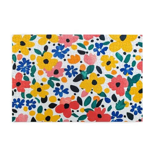 Puzzle 3000 Teile Blume, Bunt Holz XXL Puzzle Erwachsene mit Schachtel und Poster, Schwierige, Herausfordernde und Interessant Spiele für Anfänger, Geschenke für Männer/Frauen Wohndekoration 1T-263 Puzzle 3000 Teile Blume, Bunt Holz XXL Puzzle Erwachsene mit Schachtel und Poster, Schwierige, Herausfordernde und Interessant Spiele für Anfänger, Geschenke für Männer/Frauen Wohndekoration 1T-263 von Tamalsj