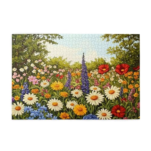 Puzzle 3000 Teile Blume, Gänseblümchen Holz XXL Puzzle Erwachsene mit Schachtel und Poster, Schwierige, Herausfordernde und Interessant Spiele für Anfänger, Frauen Wohndekoration Geschenke 1T-1511 Puzzle 3000 Teile Blume, Gänseblümchen Holz XXL Puzzle Erwachsene mit Schachtel und Poster, Schwierige, Herausfordernde und Interessant Spiele für Anfänger, Frauen Wohndekoration Geschenke 1T-1511 von Tamalsj