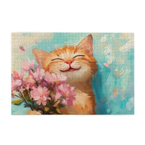 Puzzle 3000 Teile Blume, Katze Holz XXL Puzzle Erwachsene mit Schachtel und Poster, Schwierige, Herausfordernde und Interessant Spiele für Anfänger, Geschenke für Männer/Frauen Wohndekoration 1T-1383 Puzzle 3000 Teile Blume, Katze Holz XXL Puzzle Erwachsene mit Schachtel und Poster, Schwierige, Herausfordernde und Interessant Spiele für Anfänger, Geschenke für Männer/Frauen Wohndekoration 1T-1383 von Tamalsj