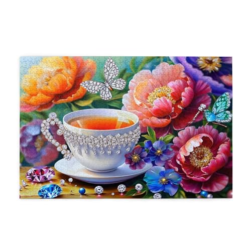 Puzzle 3000 Teile Blume, Schmetterling Holz XXL Puzzle Erwachsene mit Schachtel und Poster, Schwierige, Herausfordernde und Interessant Spiele für Anfänger, Frauen Wohndekoration Geschenke 1T-1058 Puzzle 3000 Teile Blume, Schmetterling Holz XXL Puzzle Erwachsene mit Schachtel und Poster, Schwierige, Herausfordernde und Interessant Spiele für Anfänger, Frauen Wohndekoration Geschenke 1T-1058 von Tamalsj