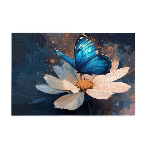 Puzzle 3000 Teile Blume, Schmetterling Holz XXL Puzzle Erwachsene mit Schachtel und Poster, Schwierige, Herausfordernde und Interessant Spiele für Anfänger, Frauen Wohndekoration Geschenke 1T-1705 Puzzle 3000 Teile Blume, Schmetterling Holz XXL Puzzle Erwachsene mit Schachtel und Poster, Schwierige, Herausfordernde und Interessant Spiele für Anfänger, Frauen Wohndekoration Geschenke 1T-1705 von Tamalsj