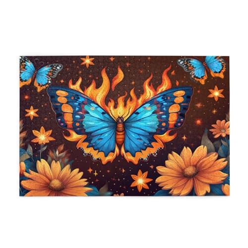 Puzzle 3000 Teile Blume, Schmetterling Holz XXL Puzzle Erwachsene mit Schachtel und Poster, Schwierige, Herausfordernde und Interessant Spiele für Anfänger, Frauen Wohndekoration Geschenke 1T-1809 Puzzle 3000 Teile Blume, Schmetterling Holz XXL Puzzle Erwachsene mit Schachtel und Poster, Schwierige, Herausfordernde und Interessant Spiele für Anfänger, Frauen Wohndekoration Geschenke 1T-1809 von Tamalsj