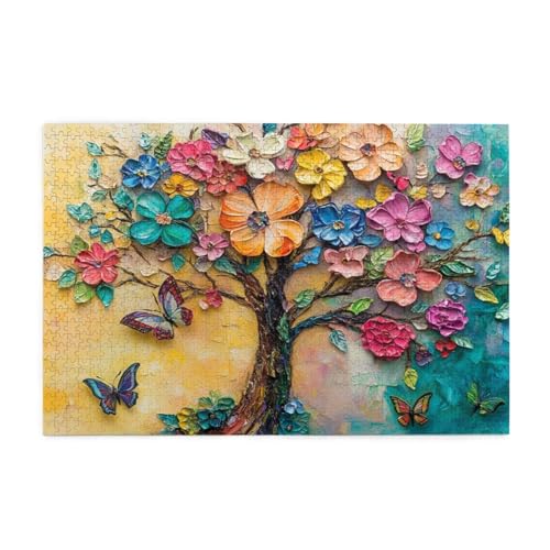 Puzzle 3000 Teile Blume, Schmetterling Holz XXL Puzzle Erwachsene mit Schachtel und Poster, Schwierige, Herausfordernde und Interessant Spiele für Anfänger, Frauen Wohndekoration Geschenke 1T-286 Puzzle 3000 Teile Blume, Schmetterling Holz XXL Puzzle Erwachsene mit Schachtel und Poster, Schwierige, Herausfordernde und Interessant Spiele für Anfänger, Frauen Wohndekoration Geschenke 1T-286 von Tamalsj