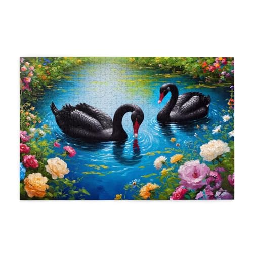 Puzzle 3000 Teile Blume, Schwan Holz XXL Puzzle Erwachsene mit Schachtel und Poster, Schwierige, Herausfordernde und Interessant Spiele für Anfänger, Geschenke für Männer/Frauen Wohndekoration 1T-2110 Puzzle 3000 Teile Blume, Schwan Holz XXL Puzzle Erwachsene mit Schachtel und Poster, Schwierige, Herausfordernde und Interessant Spiele für Anfänger, Geschenke für Männer/Frauen Wohndekoration 1T-2110 von Tamalsj