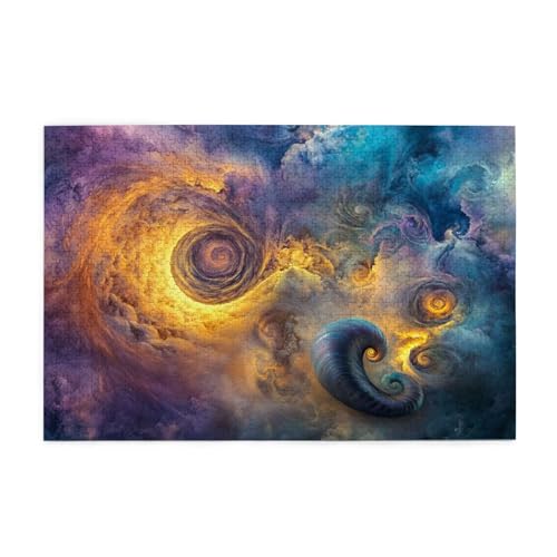 Puzzle 3000 Teile Bunt, Abstrakt Holz XXL Puzzle Erwachsene mit Schachtel und Poster, Schwierige, Herausfordernde und Interessant Spiele für Anfänger, Geschenke für Männer/Frauen Wohndekoration 1T-295 von Tamalsj