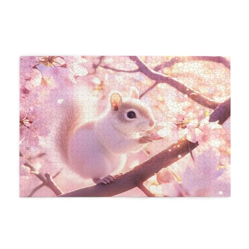 Puzzle 3000 Teile Eichhörnchen, Blume Holz XXL Puzzle Erwachsene mit Schachtel und Poster, Schwierige, Herausfordernde und Interessant Spiele für Anfänger, Frauen Wohndekoration Geschenke 1T-1382 Puzzle 3000 Teile Eichhörnchen, Blume Holz XXL Puzzle Erwachsene mit Schachtel und Poster, Schwierige, Herausfordernde und Interessant Spiele für Anfänger, Frauen Wohndekoration Geschenke 1T-1382 von Tamalsj