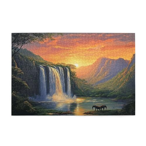 Puzzle 3000 Teile Fallen, Tier Holz XXL Puzzle Erwachsene mit Schachtel und Poster, Schwierige, Herausfordernde und Interessant Spiele für Anfänger, Geschenke für Männer/Frauen Wohndekoration 1T-548 Puzzle 3000 Teile Fallen, Tier Holz XXL Puzzle Erwachsene mit Schachtel und Poster, Schwierige, Herausfordernde und Interessant Spiele für Anfänger, Geschenke für Männer/Frauen Wohndekoration 1T-548 von Tamalsj