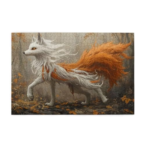 Puzzle 3000 Teile Fuchs, Landschaft Holz XXL Puzzle Erwachsene mit Schachtel und Poster, Schwierige, Herausfordernde und Interessant Spiele für Anfänger, Männer/Frauen Wohndekoration Geschenke 1T-428 Puzzle 3000 Teile Fuchs, Landschaft Holz XXL Puzzle Erwachsene mit Schachtel und Poster, Schwierige, Herausfordernde und Interessant Spiele für Anfänger, Männer/Frauen Wohndekoration Geschenke 1T-428 von Tamalsj