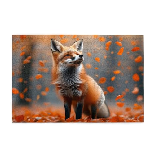 Puzzle 3000 Teile Fuchs, Landschaft Holz XXL Puzzle Erwachsene mit Schachtel und Poster, Schwierige, Herausfordernde und Interessant Spiele für Anfänger, Männer/Frauen Wohndekoration Geschenke 1T-1097 Puzzle 3000 Teile Fuchs, Landschaft Holz XXL Puzzle Erwachsene mit Schachtel und Poster, Schwierige, Herausfordernde und Interessant Spiele für Anfänger, Männer/Frauen Wohndekoration Geschenke 1T-1097 von Tamalsj