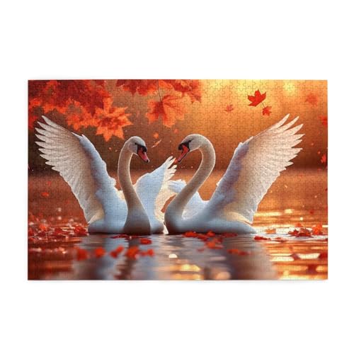 Puzzle 3000 Teile Herbst, Schwan Holz XXL Puzzle Erwachsene mit Schachtel und Poster, Schwierige, Herausfordernde und Interessant Spiele für Anfänger, Männer/Frauen Wohndekoration Geschenke 1T-2072 Puzzle 3000 Teile Herbst, Schwan Holz XXL Puzzle Erwachsene mit Schachtel und Poster, Schwierige, Herausfordernde und Interessant Spiele für Anfänger, Männer/Frauen Wohndekoration Geschenke 1T-2072 von Tamalsj