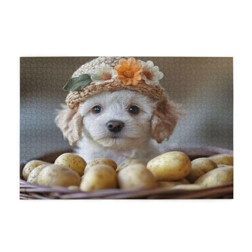 Puzzle 3000 Teile Hund, Blume Holz XXL Puzzle Erwachsene mit Schachtel und Poster, Schwierige, Herausfordernde und Interessant Spiele für Anfänger, Geschenke für Männer/Frauen Wohndekoration 1T-438 Puzzle 3000 Teile Hund, Blume Holz XXL Puzzle Erwachsene mit Schachtel und Poster, Schwierige, Herausfordernde und Interessant Spiele für Anfänger, Geschenke für Männer/Frauen Wohndekoration 1T-438 von Tamalsj