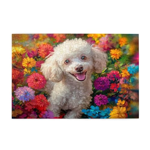 Puzzle 3000 Teile Hund, Blume Holz XXL Puzzle Erwachsene mit Schachtel und Poster, Schwierige, Herausfordernde und Interessant Spiele für Anfänger, Geschenke für Männer/Frauen Wohndekoration 1T-1601 Puzzle 3000 Teile Hund, Blume Holz XXL Puzzle Erwachsene mit Schachtel und Poster, Schwierige, Herausfordernde und Interessant Spiele für Anfänger, Geschenke für Männer/Frauen Wohndekoration 1T-1601 von Tamalsj