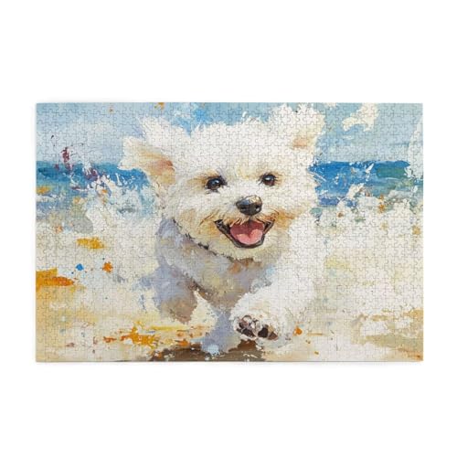 Puzzle 3000 Teile Hund, Meer Holz XXL Puzzle Erwachsene mit Schachtel und Poster, Schwierige, Herausfordernde und Interessant Spiele für Anfänger, Geschenke für Männer/Frauen Wohndekoration 1T-405 Puzzle 3000 Teile Hund, Meer Holz XXL Puzzle Erwachsene mit Schachtel und Poster, Schwierige, Herausfordernde und Interessant Spiele für Anfänger, Geschenke für Männer/Frauen Wohndekoration 1T-405 von Tamalsj