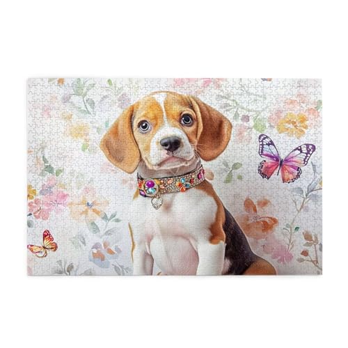 Puzzle 3000 Teile Hund, Schmetterling Holz XXL Puzzle Erwachsene mit Schachtel und Poster, Schwierige, Herausfordernde und Interessant Spiele für Anfänger, Frauen Wohndekoration Geschenke 1T-498 Puzzle 3000 Teile Hund, Schmetterling Holz XXL Puzzle Erwachsene mit Schachtel und Poster, Schwierige, Herausfordernde und Interessant Spiele für Anfänger, Frauen Wohndekoration Geschenke 1T-498 von Tamalsj
