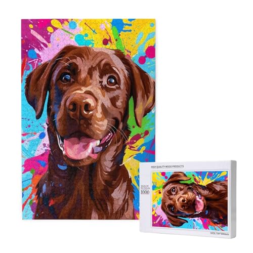 Puzzle 3000 Teile Hund Klassische Puzzles für Erwachsene Bunt Anspruchsvolles und Lustig Kreatives Unterhaltungsspiel,Holzpuzzle für Erwachsene Als Geburtstags Feiertage Geschenk fur Frauen 2T-1471 von Tamalsj