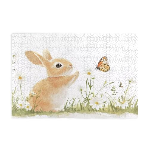 Puzzle 3000 Teile Kaninchen, Schmetterling Holz XXL Puzzle Erwachsene mit Schachtel und Poster, Schwierige, Herausfordernde und Interessant Spiele für Anfänger, Frauen Wohndekoration Geschenke 1T-1391 Puzzle 3000 Teile Kaninchen, Schmetterling Holz XXL Puzzle Erwachsene mit Schachtel und Poster, Schwierige, Herausfordernde und Interessant Spiele für Anfänger, Frauen Wohndekoration Geschenke 1T-1391 von Tamalsj